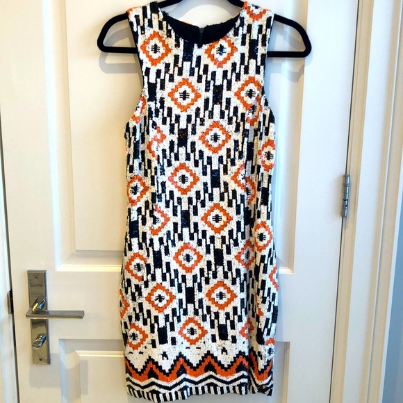 Never worn!! Sequin shift dress. Fully lined. Revolve. - Picture 1 of 4